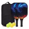Durability Carbon Fiber Pickleballs Paddles Ergonomic Grip for Quickly Response and Maximums Durability