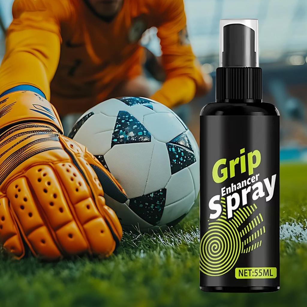 Anti-Slip Goalie Glove Glue 55ml Grip Enhancer Glue Grip Spray for Football Gloves for Soccer Volleyball Baseball Boxing Golf