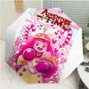 Adventure Time Print Automatic Umbrella, 8 Rib Iron Frame, Plastic Handle, Suitable for Outdoor Travel &Daily , Ideal Gift