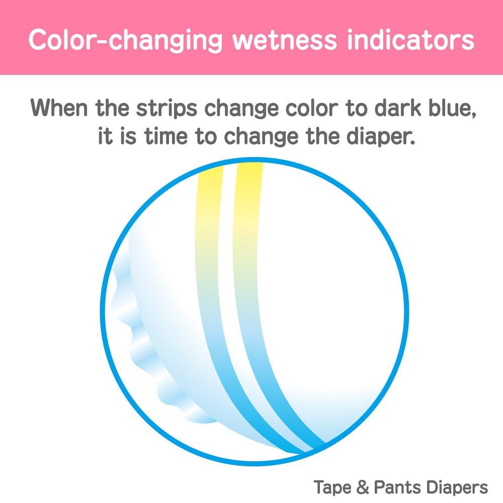 Größe Merries 62 Stück [Hose, Klein] Air-Through (4-8 kg),