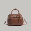 Retro Bowling Handbag for Women 2025 New Simple Versatile Handbag for Daily Commuting, Single Shoulder Crossbody Bag Trendy