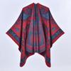 Autumn and Winter Retro Cashew Flower Thickened Shawl Street Cloak Scarf