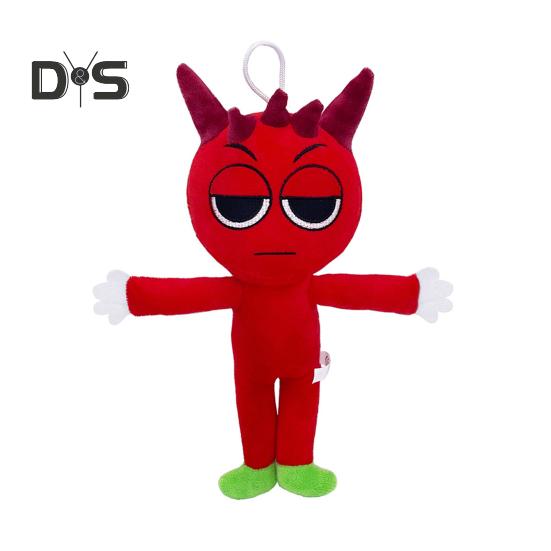 

Милые мягкие игрушки, плюшевые игровые персонажи, куклы для фанатов и друзей, красочные мягкие игрушки с героями мультфильмов красный