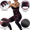 Neoprene Thigh Trimmer Belt For Women Slimming Waist Trainer Sweat Shapewear Fat Burning Compress Belt Leg Shapers