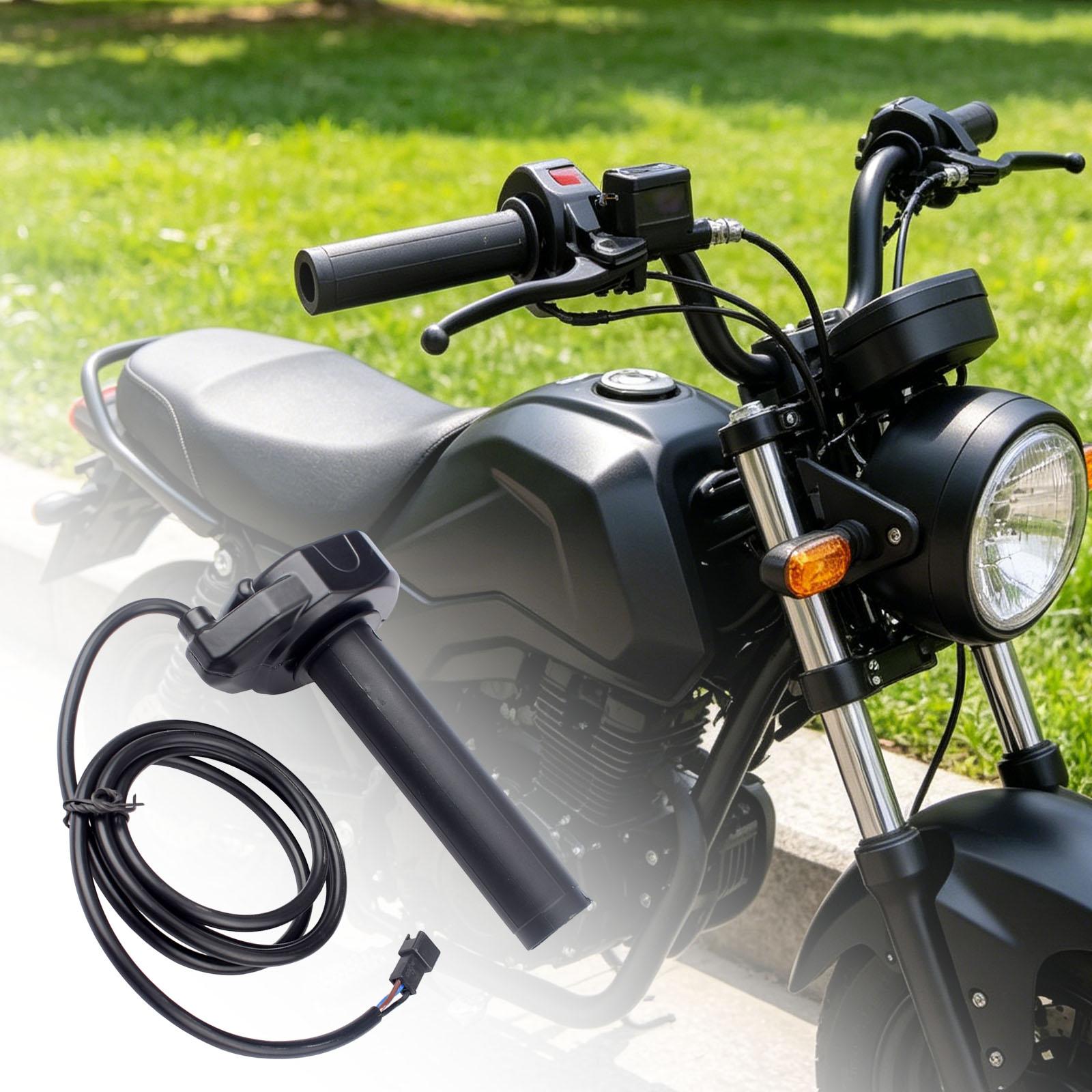 Electric Bike Throttle Handlebar for Surron Waterproof Ebike Throttle Grip Cable Kit for Ridstar Q20 Electric Dirt Bike China Mainland