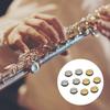 10pcs Wind Music Repair Parts Open Hole Plug Flute Plugs for Open Hole Flutes Rubber Flute Plugs Plug for Flute Gold Flute Plug Flute Accessory Flute