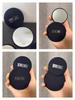 Dior 1 unidad Espejo Compacto Redondo Novedad de Marca de Belleza, Espejo de Maquillaje Portátil de Bolsillo con Tela Negra para Uso Diario en Viajes