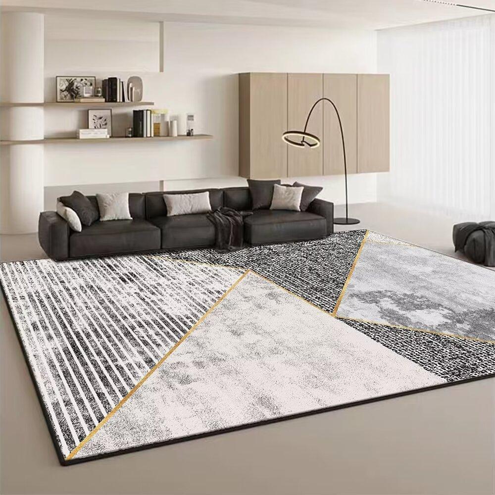 Simple Style Modern Living Room Carpet Home Decor Lint-free Rugs Non-slip Bedroom Bedside Floor Mats Washable Entrance Door Mat