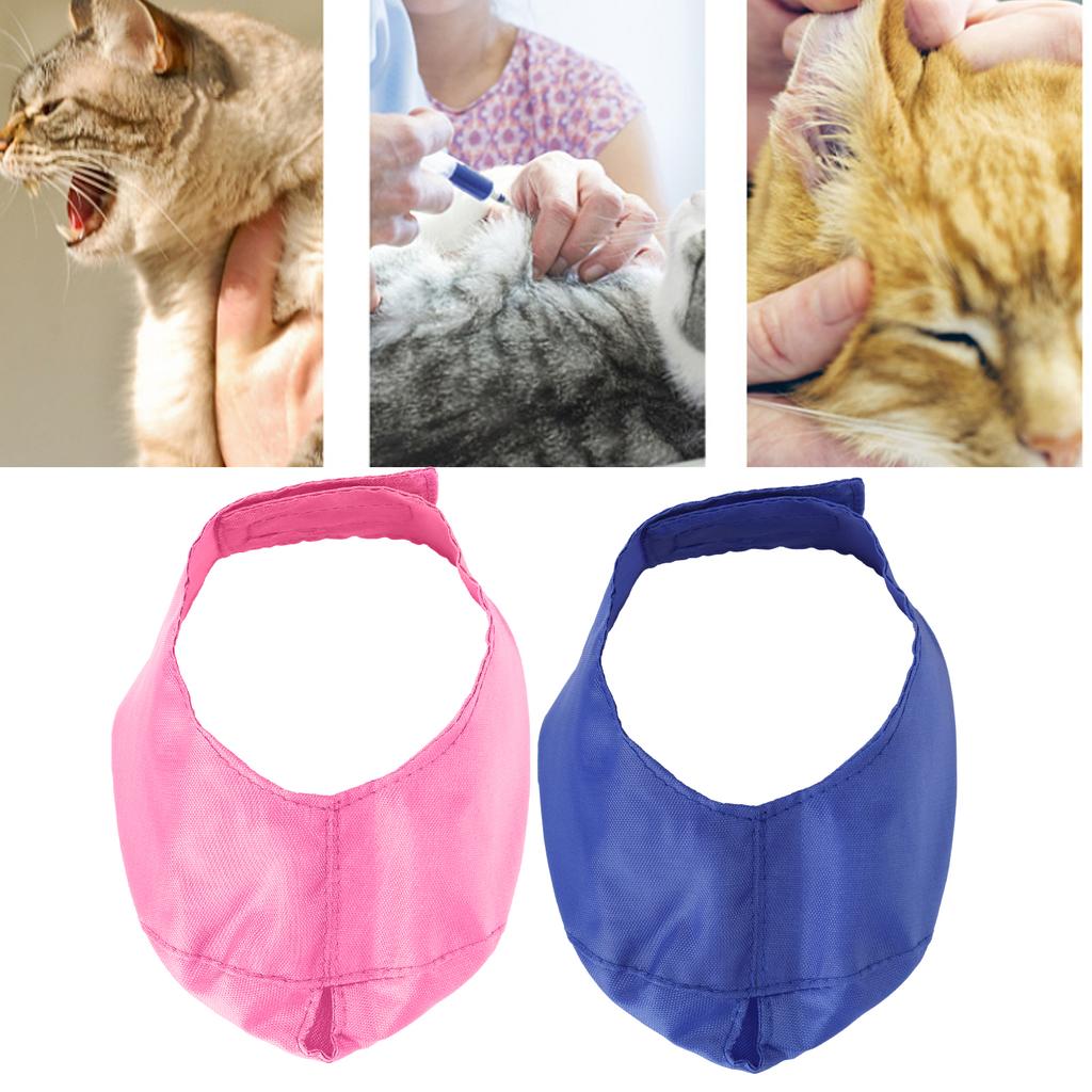 Cat Muzzle Cover Breathable Nylon Pet Face Mask for Washing Cat Grooming Supplies