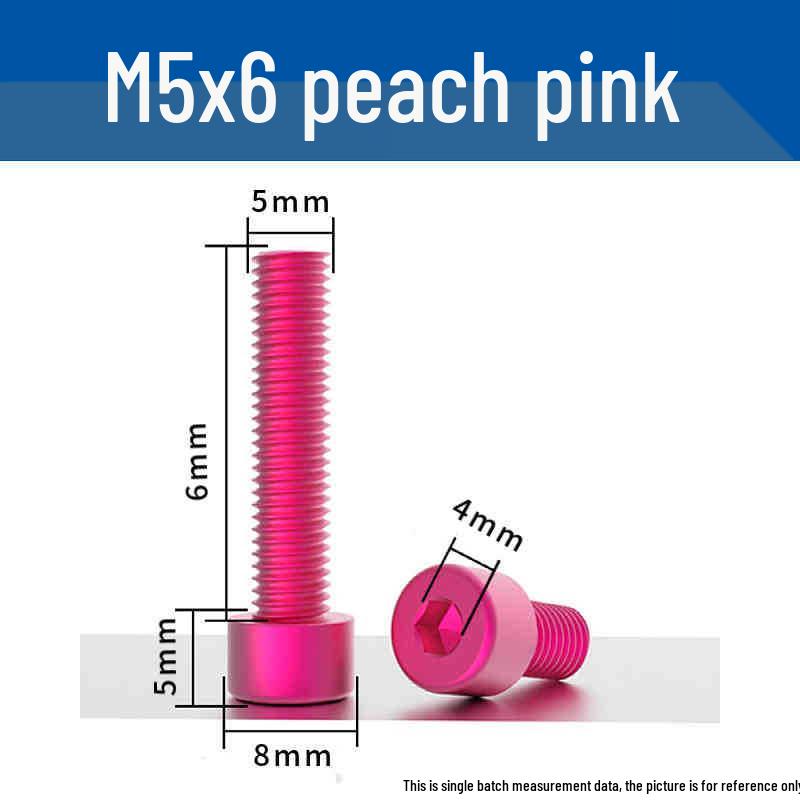 Śruby z łbem walcowym z gniazdem sześciokątnym z anodowanego aluminium M5 - Lekkie, Trwałe, Odporne na zużycie