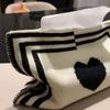 Nordic Knitting Tissue Box Modern American Living Room Hotel Table Tissue Box Car Tissue Holder Decorative Organizer Tissue Bag
