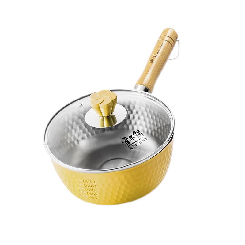 Kanda Iridescent 304 Stainless Steel Yukihira Pot