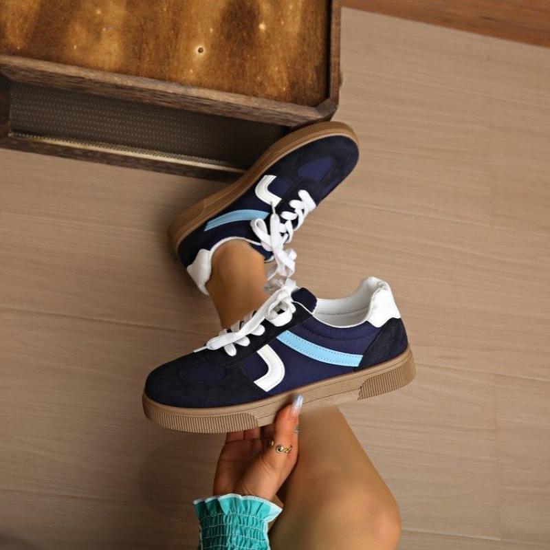 Fashion Women Tennis Sneakers 2025 New Flats Fashion Mixed Colors Lace-up Vulcanized Shoes Spring Autumn Woman Outdoor Trainers Footwear