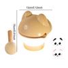 Wooden Fish Night Light Stress Relief Tap Lamp Cute Glow Bedside Lamp USB Charging Sleep Companion Interactive Toy