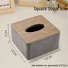 Wooden Desktop Pull-Out Tissue Box