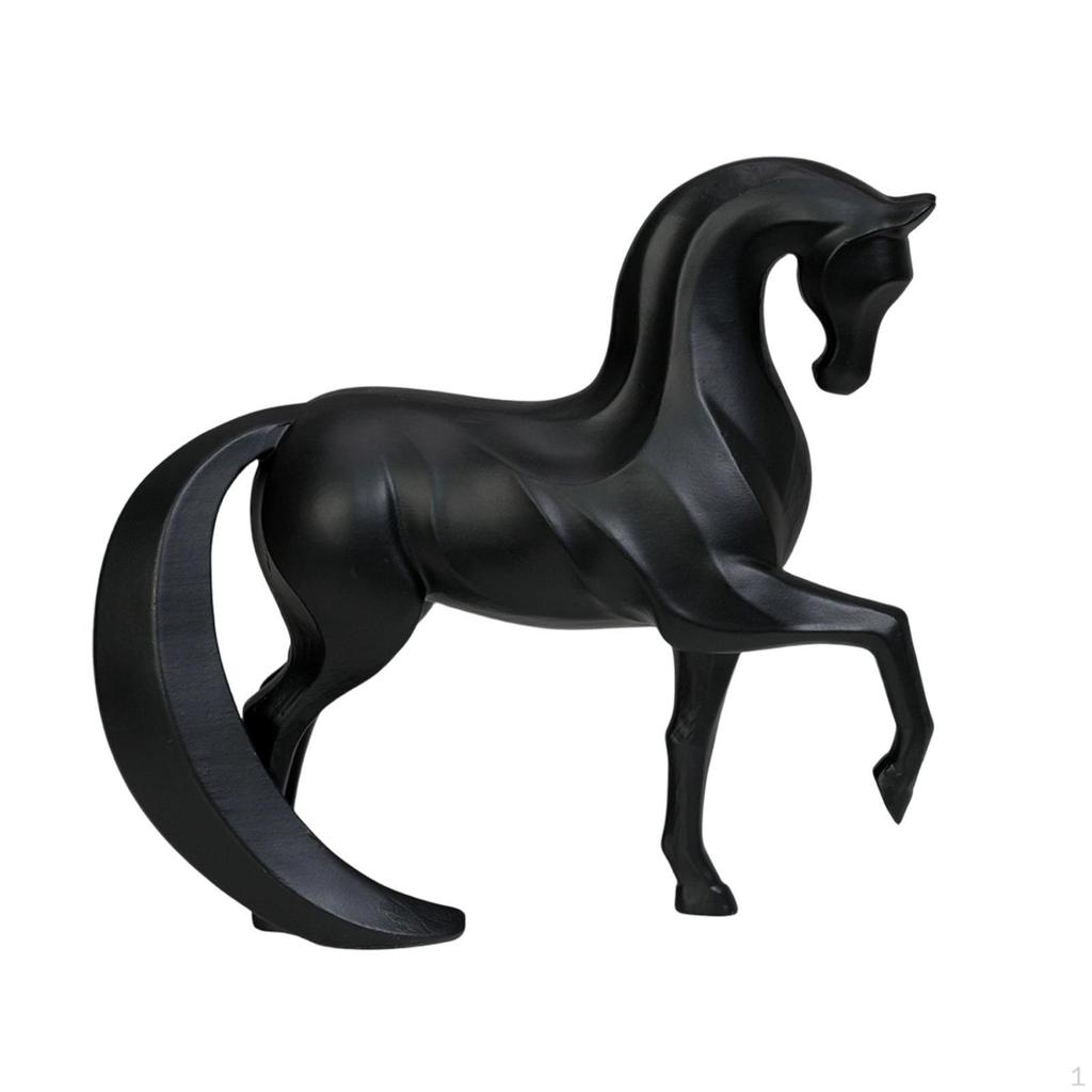 Horse Statue Animal Figurine Modern Miniature Sculpture Table Centerpiece for NightStand