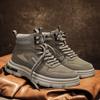 Fashion Men Hiking Boots Fashionable Desert Boots New Comfortable and Non Slip Thick Soled High Top Versatile Work Boots Bota Masculina