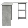 Concrete Grey Desk 142 x 102 x 73 cm Particleboard