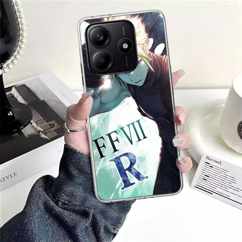 Final Fantasy FF VII Soft Phone Case For Xiaomi Redmi Note 15 14 14S 13 12 Pro Plus 12S 11 11S 11E 10 10S 11T 5G Fundas Coque Re