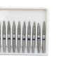 10pcs Dental Diamond FG High Speed Burs for Polishing Smoothing Teeth Polishers Super Coarse Teeth Whitening Material 508T-16S