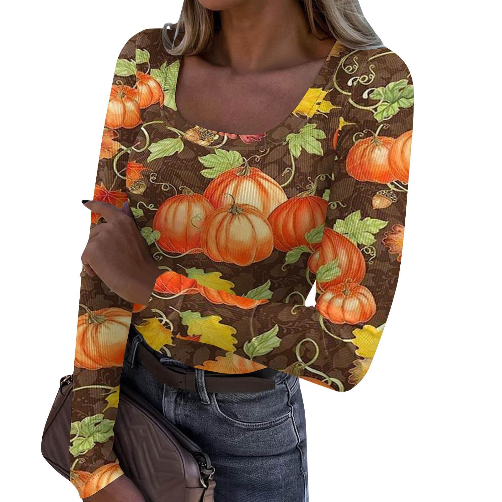 

Женская мода Slim Bottom Casual Длинный рукав Printed Pullover U Neck Top XXL зелёный