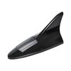 Car Solar LED Shark Fin Antenna Light Anti Collision Warning Lamp Universal Automobile Modeling Decorative Accessory