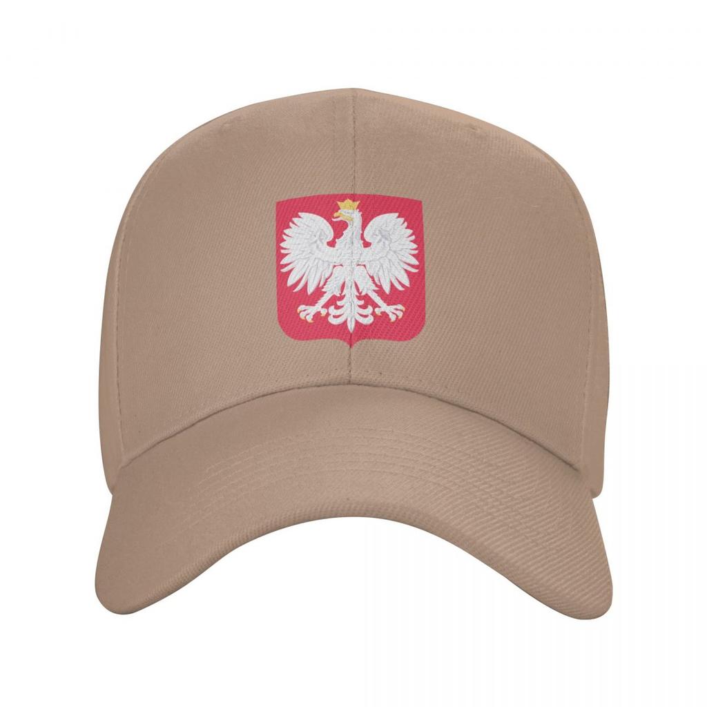 Personalized Coat Of Arms Of Poland Baseball Cap Unisex Women Breathable Polish Flag Dad Hat Outdoor