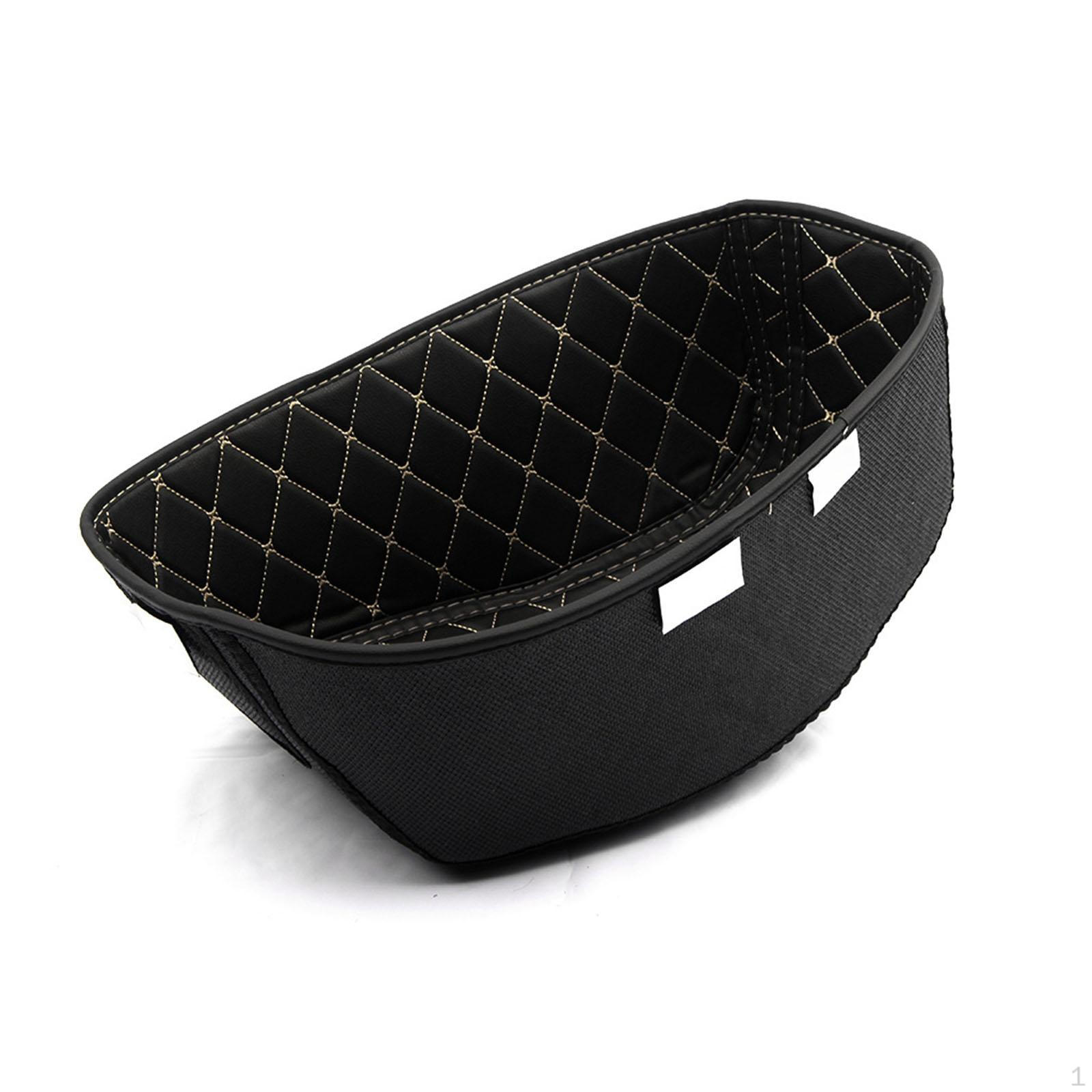 

Motorcycle Seat Bucket Pad Cargo Trunk Liner Easy to Clean Soft Anti Collision Sitting Lining 2013 to 2019 Beige