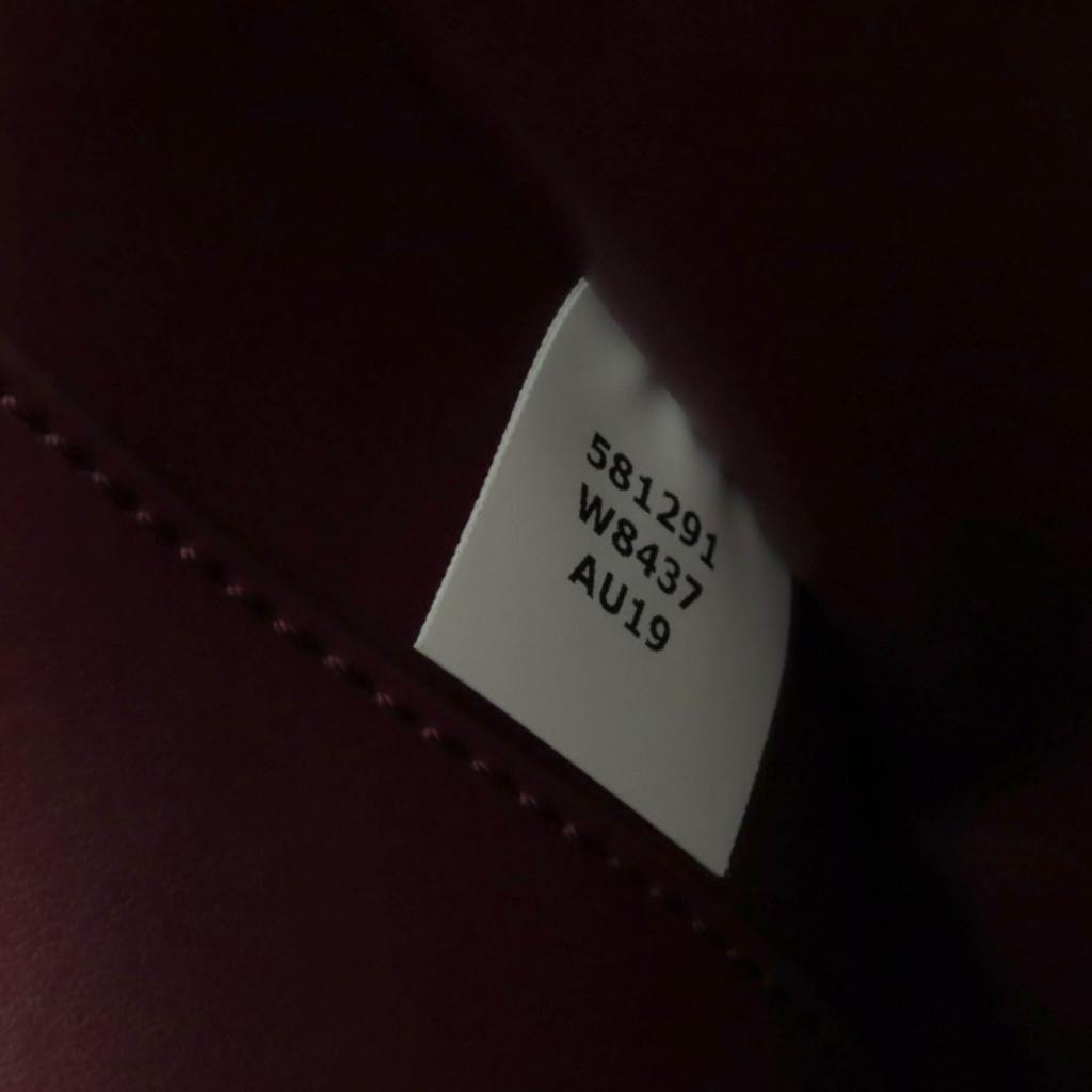 Great Stella McCartney Shoulder Bag Monogram Canvas Logo Bordeaux series Used