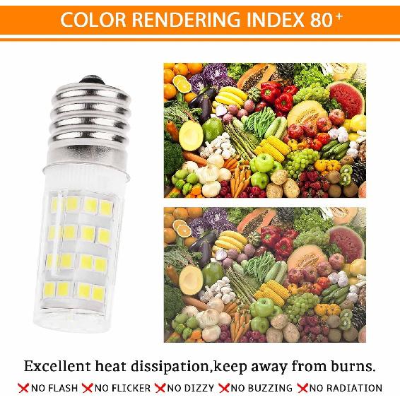 KEI D28a Kel2811 Frigidaire Freezer Light Bulb Replacement for Kenmore Electrolux Freezer Bulb 100V-265V Freezer Lamp 5304517886 KEI D28M KEL 2815,