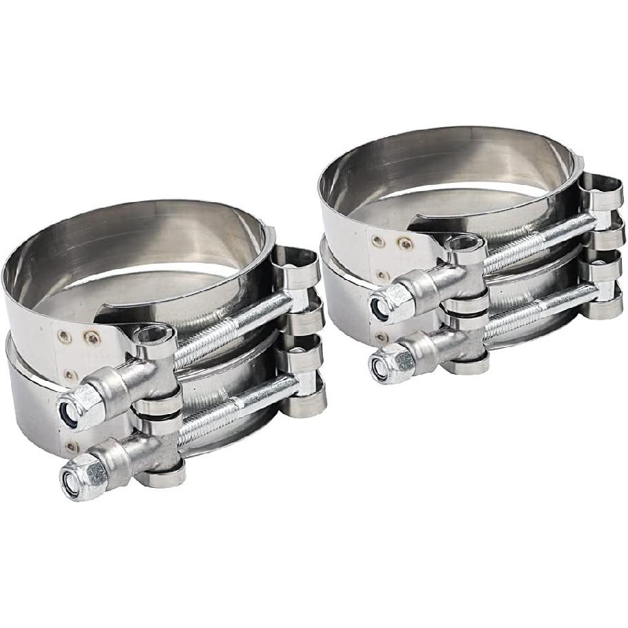 67-75MM Working Range T-Bolt Stainless Steel Clamp Fit for 2.5'' ID 67-75MM