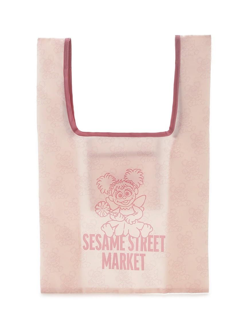 

Sesame Street Market Two-Color Sketch Art Eco Bag SSMUGB253201 Women s Pink