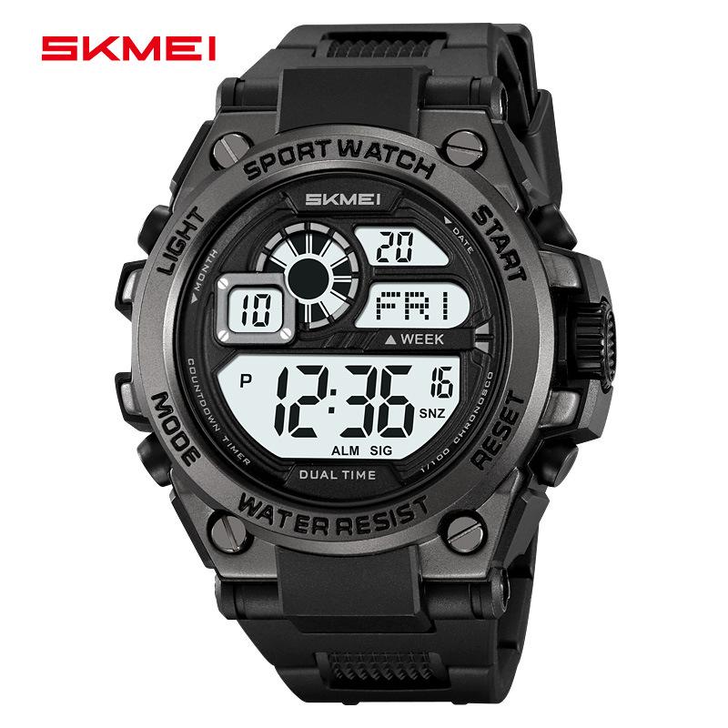 Electronic watch Sports multi-function student alarm clock Electronic watch Men's casual waterproof watch