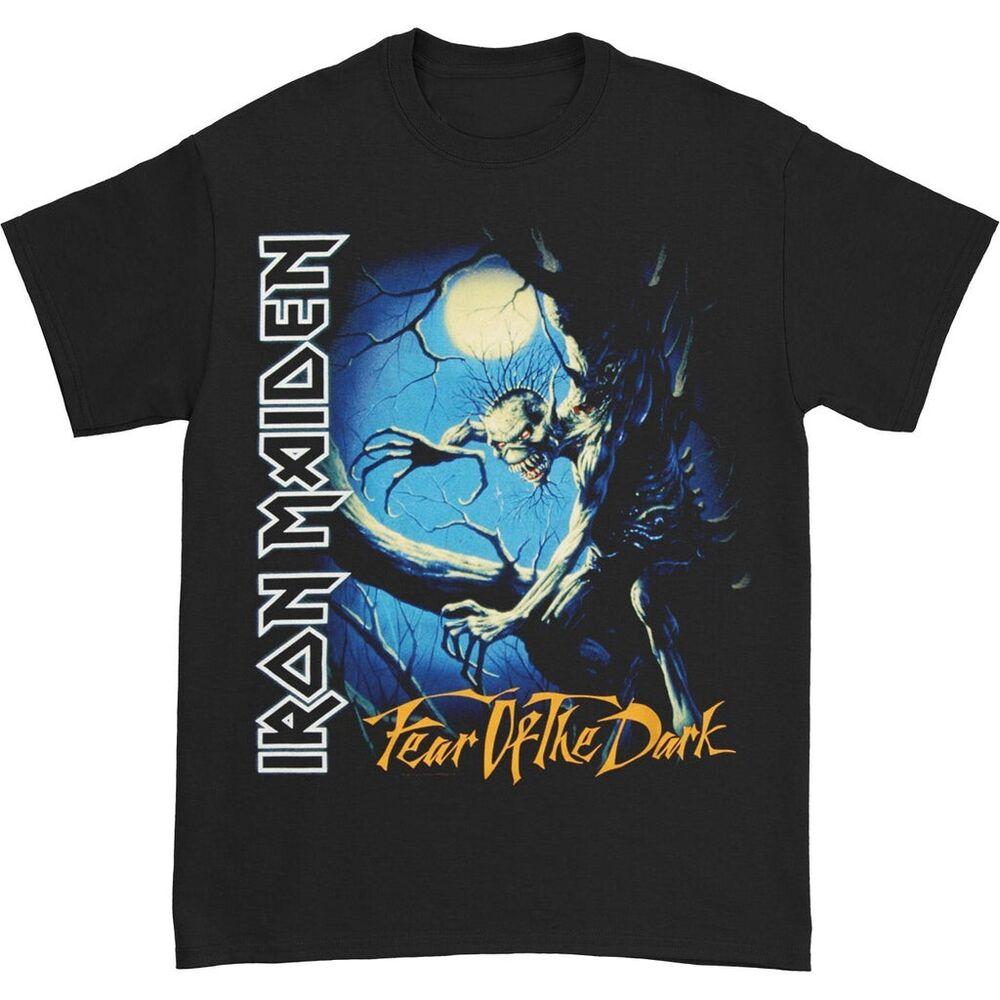 

Iron Maiden Shirt Футболка Fear Of The Dark Черная футболка унисекс