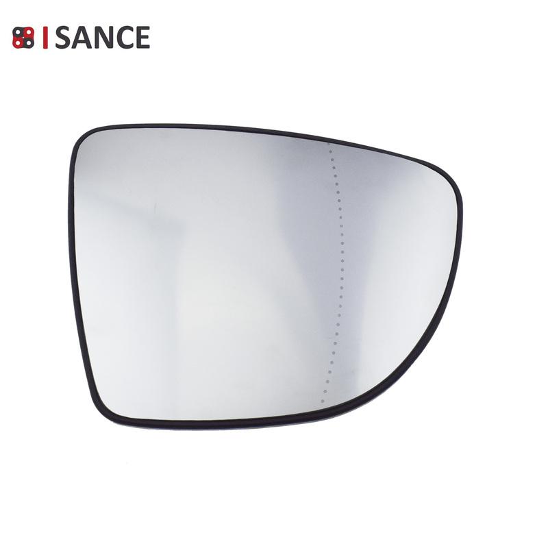 Heated Left or Right Side Rearview Mirror Glass W/ Backing Plate For Nissan Micra 2016- & Renault Captur Clio Zoe 2012-