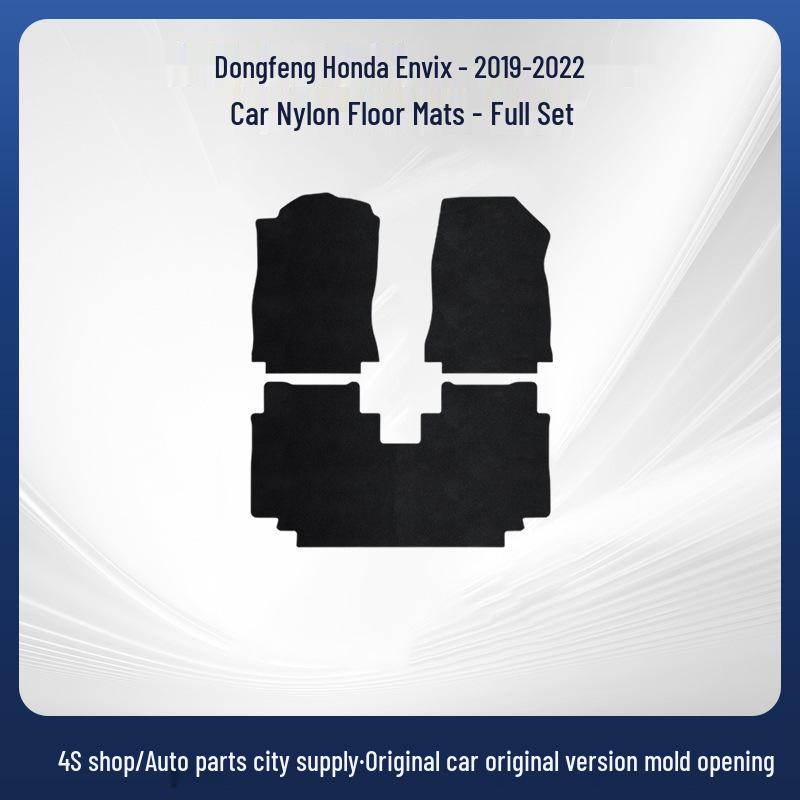 Compatible Car Floor Mats Set for Enjoy 2019-2022: Single Driver, Passenger, Rear Row