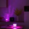 Bedside Lamp Ocean Wave Projector Light with Remote Control Dimmable Desktop Color-changing Night Light Ambient Lighting