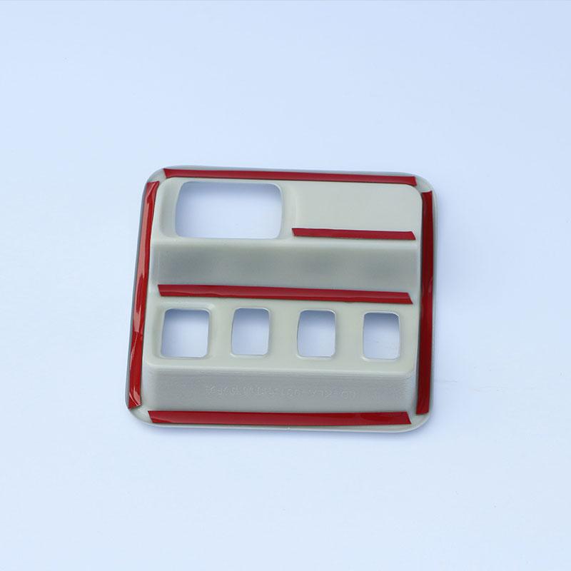 Car Chrome Headlight Switch Circle Trim Cover Stickers for Renault Koleos 2017-2022 for Samsung QM6 2017-2022 LHD Accessories