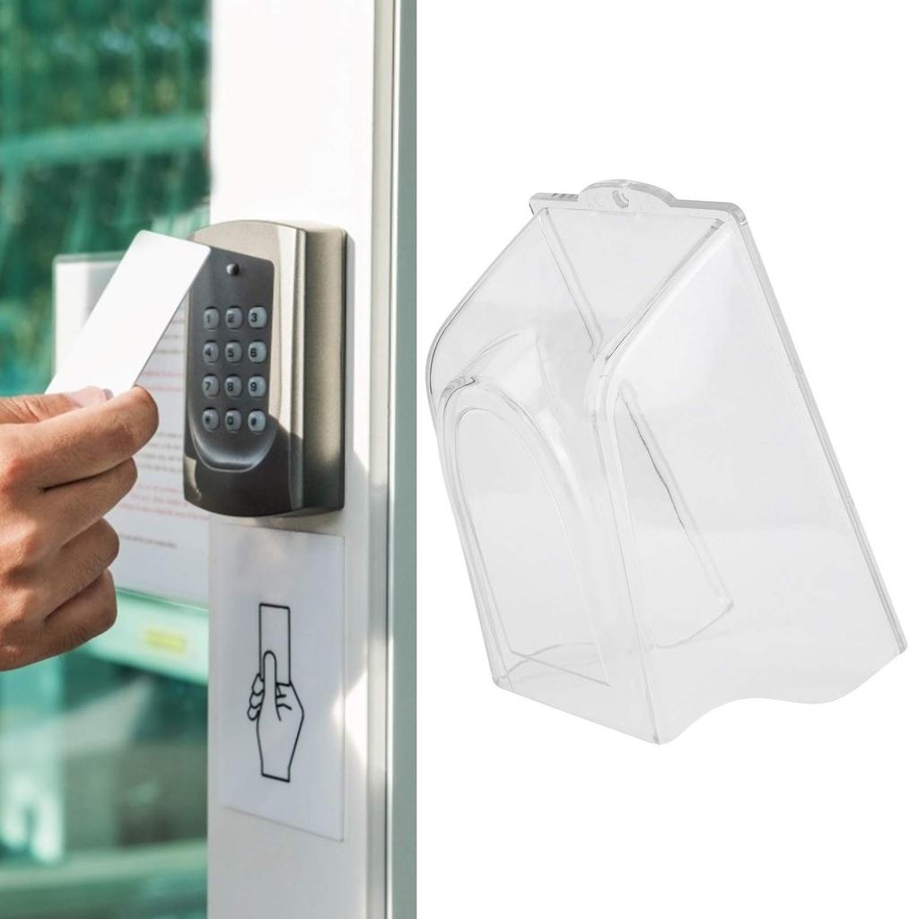 Rain Cover, Waterproof Cover, 3mm Diameter, Detachable Lock, Doorbell, Intercom, Reinforced Plastic, Clear, Easy Installation