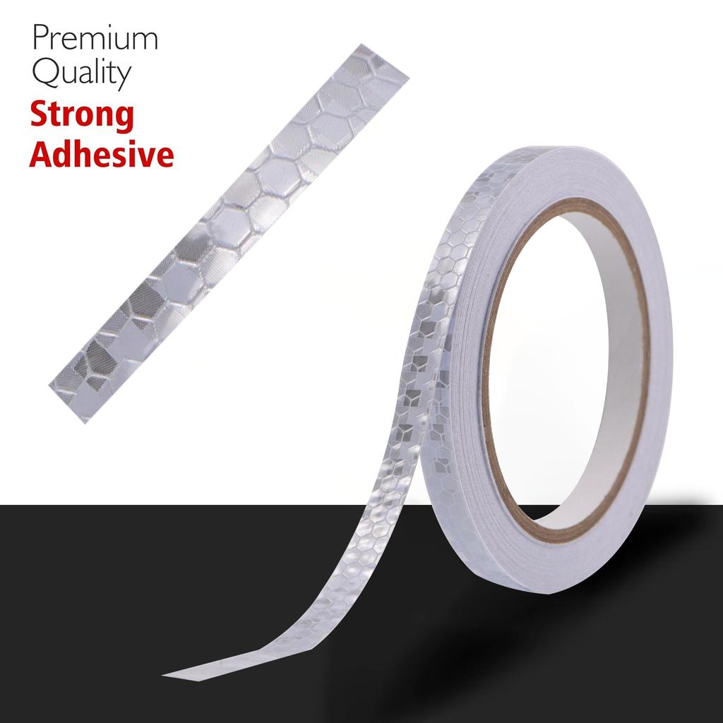 Bike Stickers Reflective Tape Fluorescent Bicycle Strips Cycling Tapes for Helmet Motorcycle Scooter accessory