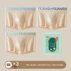 Hengyuanxiang Men's Natural Color Cotton Antibacterial Boxer Briefs