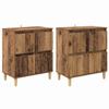 Sideboards 2 Pcs Reclaimed Wood Look 60 X 35 X 70 Cm Engineered Wood