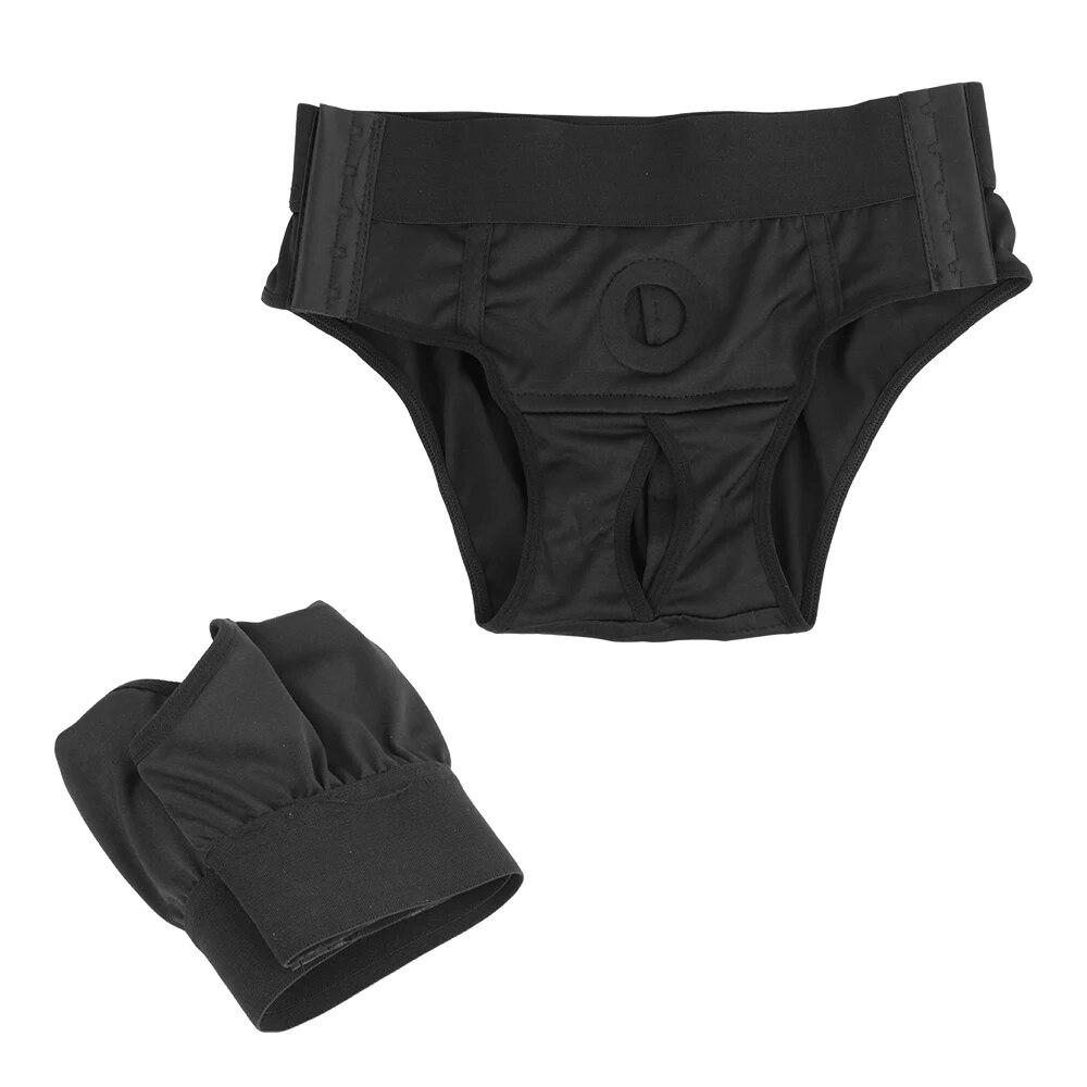 Strapon Panties With O-Rings Wearable Sex Toys for Lesbian Woman Strap-on Dildo Pants Adjustable Ultra Elastic Sex Shop