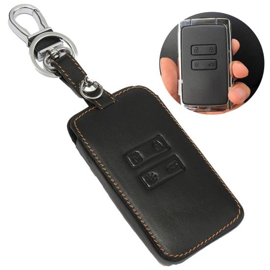 Originální kožený kryt krytu klíče na auto pro Renault Kadjar 2016