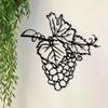 Metal Wall Art Vintage Grapevine Kitchen Decor Iron Cutout Design Rustic Home Gift