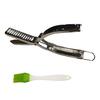 Rib Membrane Remover Stainless Steel Meat Trimmer Rib Membrane Stripping Tools Backyard Barbecue Accessory