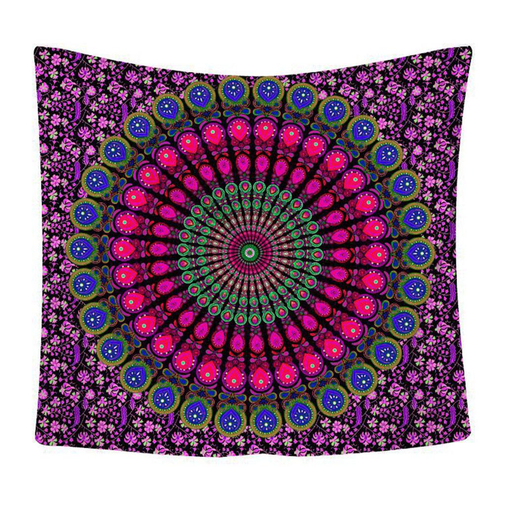 For Teenager's Home Decor Datura Indian Mandala Prints Wall Tapestry