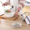 Stainless Steel Skimmer, Wooden Handle, Fine Mesh Perforated Filter, Kitchen Tool for Filtering Grease From Noodles and Hot Pot