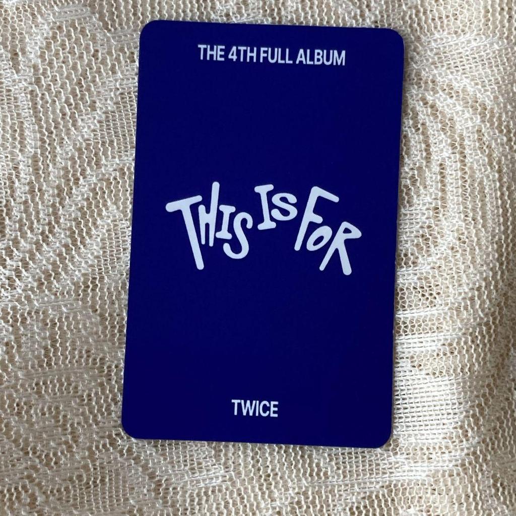 [USED] TWICE 7/13 THIS IS FOR Popular Songs Tzuyu Sanok Trading Card