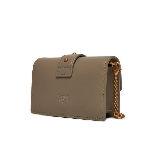 Handbag Pinko Love One Micro C . AI 24-25 PCPL 100064 A0F1 Grey